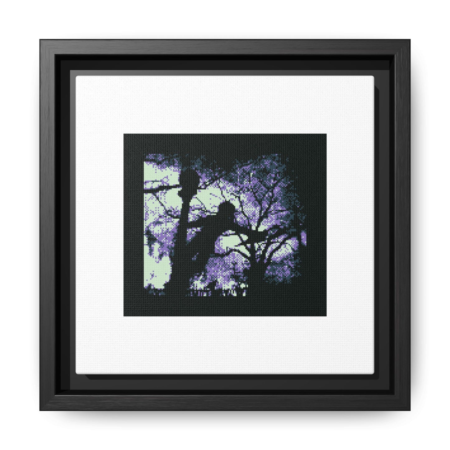 Gene Kelly Statue Framed Matte Canvas Print