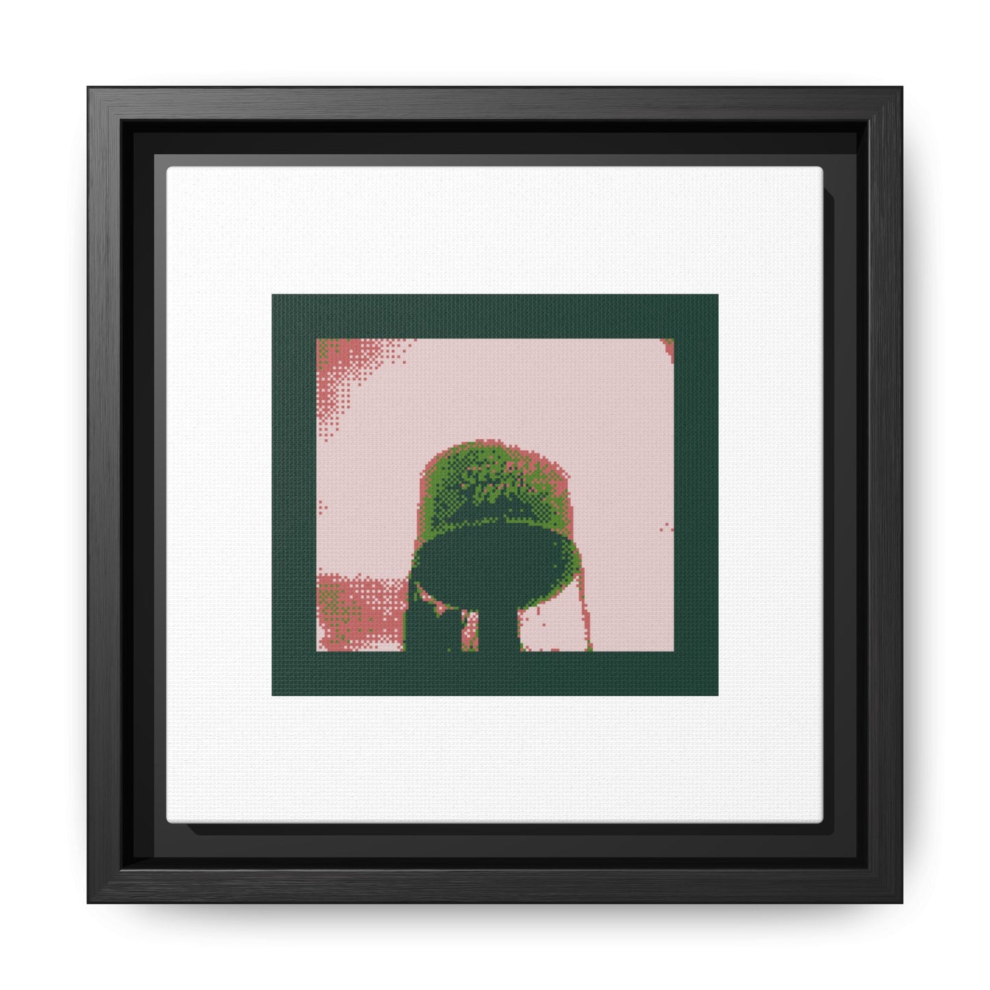 Steam Whistle Water Tower Framed Matte Canvas Print