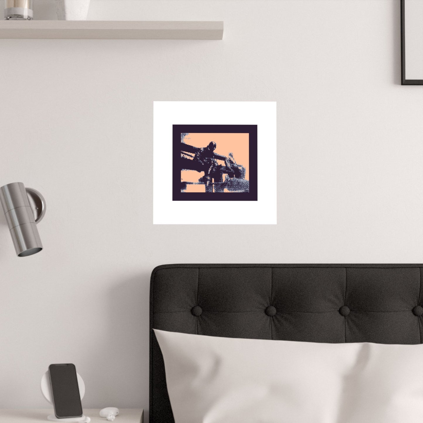 Thirteen Laughing at Each Other Sculpture 210gsm Art Print Poster