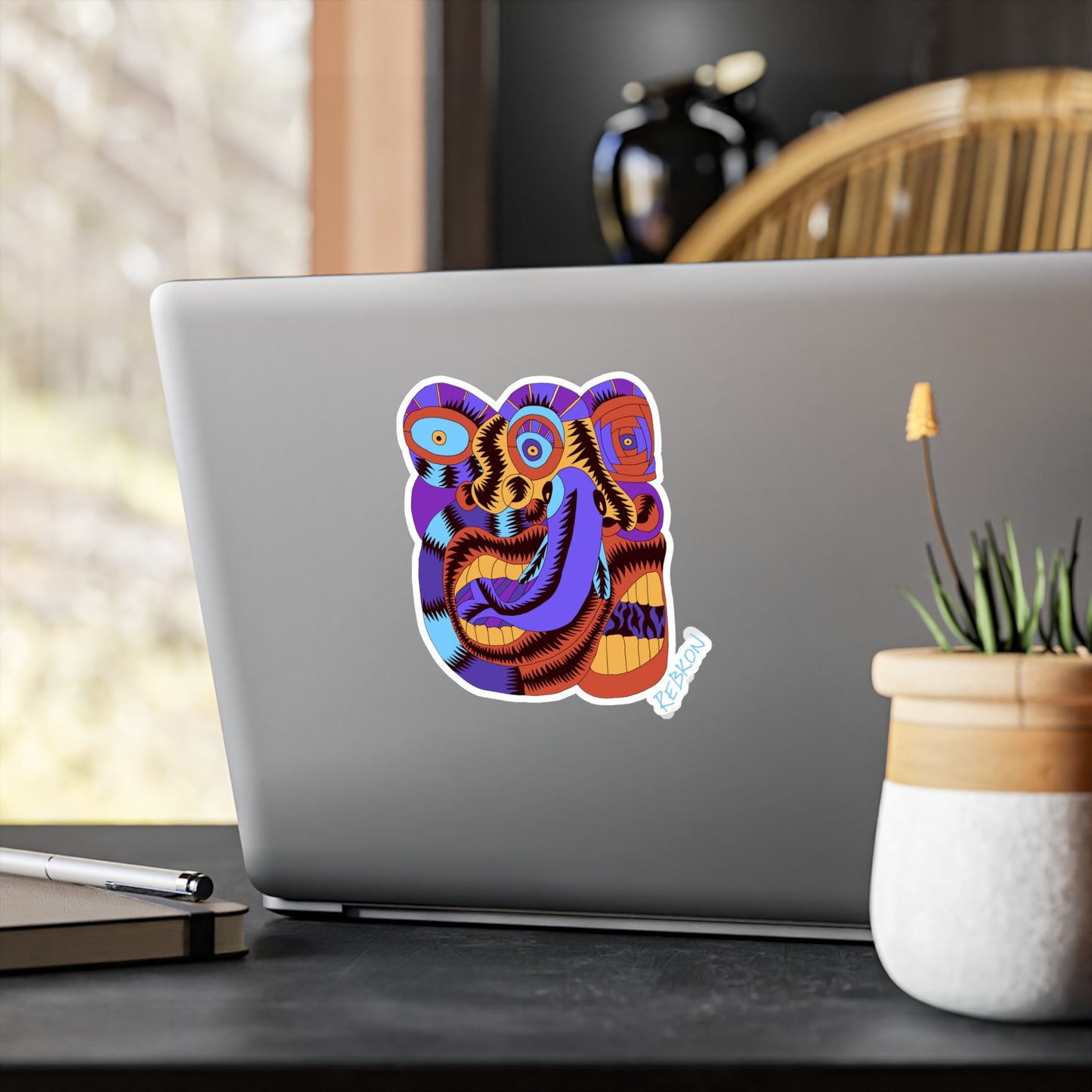 Fish Breath Vinyl Stickers
