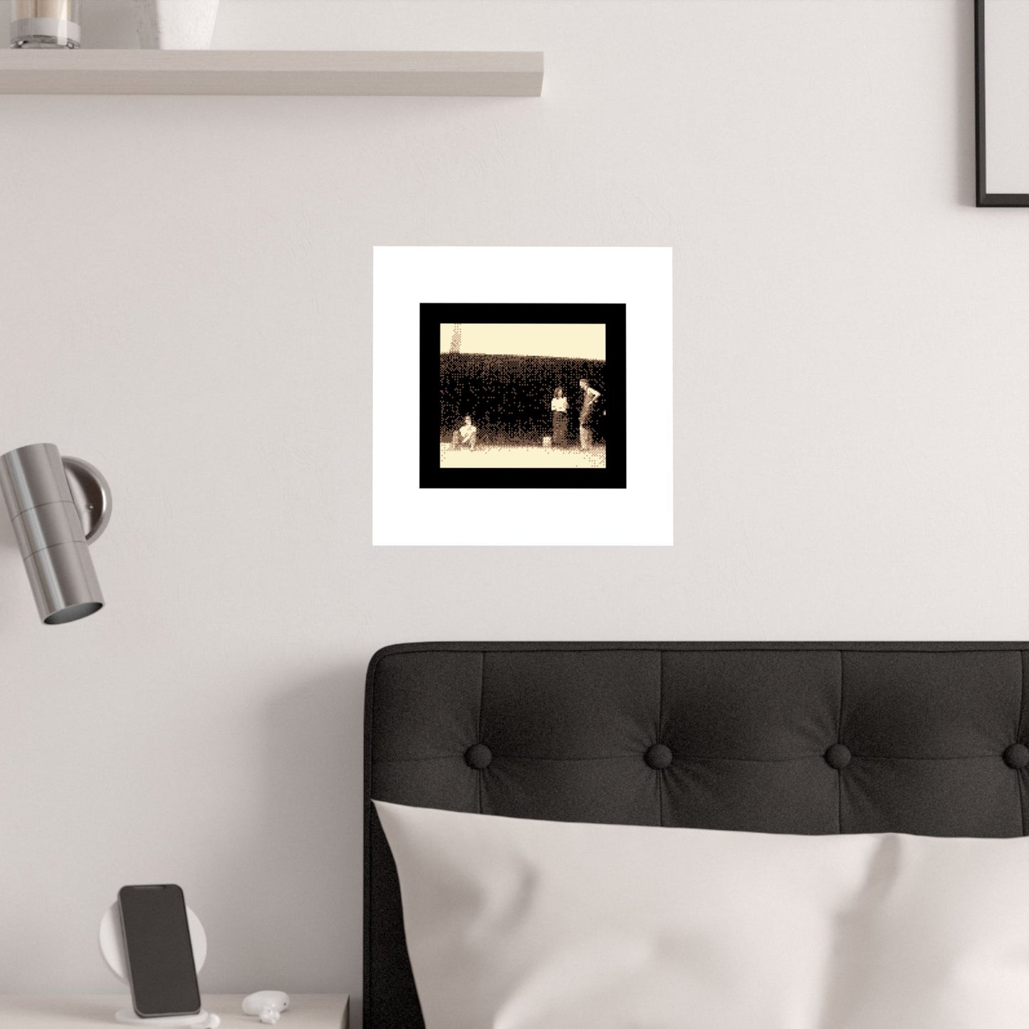 The Smoking Area 210gsm Art Print Poster