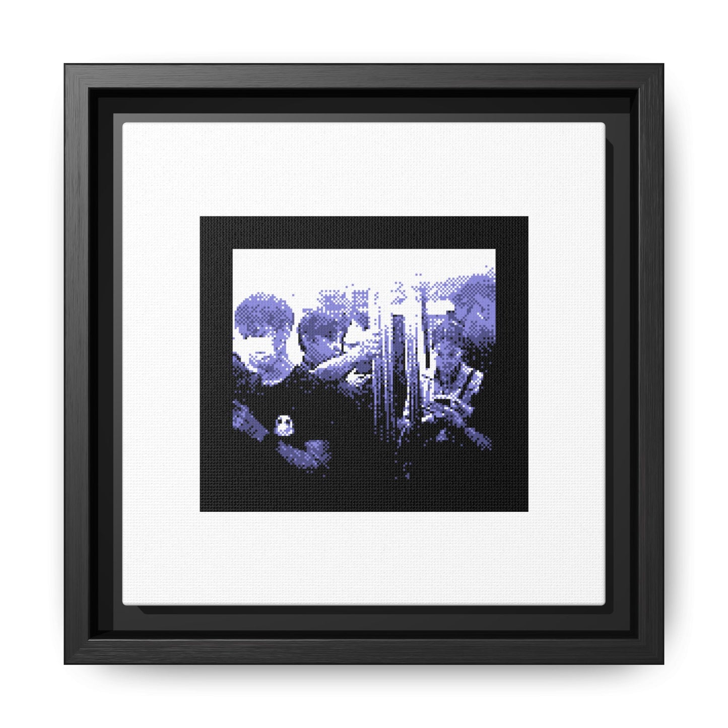 Skytrain Framed Matte Canvas Print