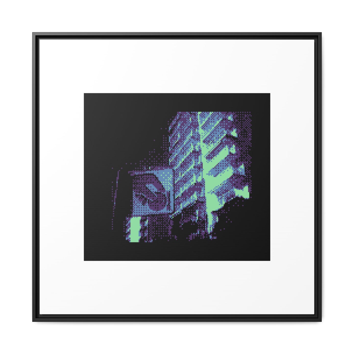 Cullera Parking Framed Matte Canvas Print