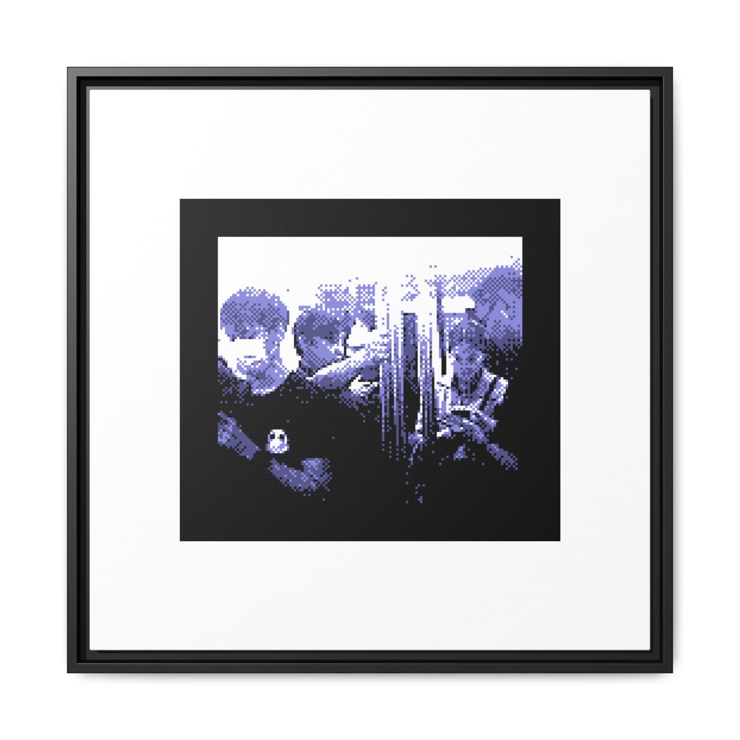 Skytrain Framed Matte Canvas Print