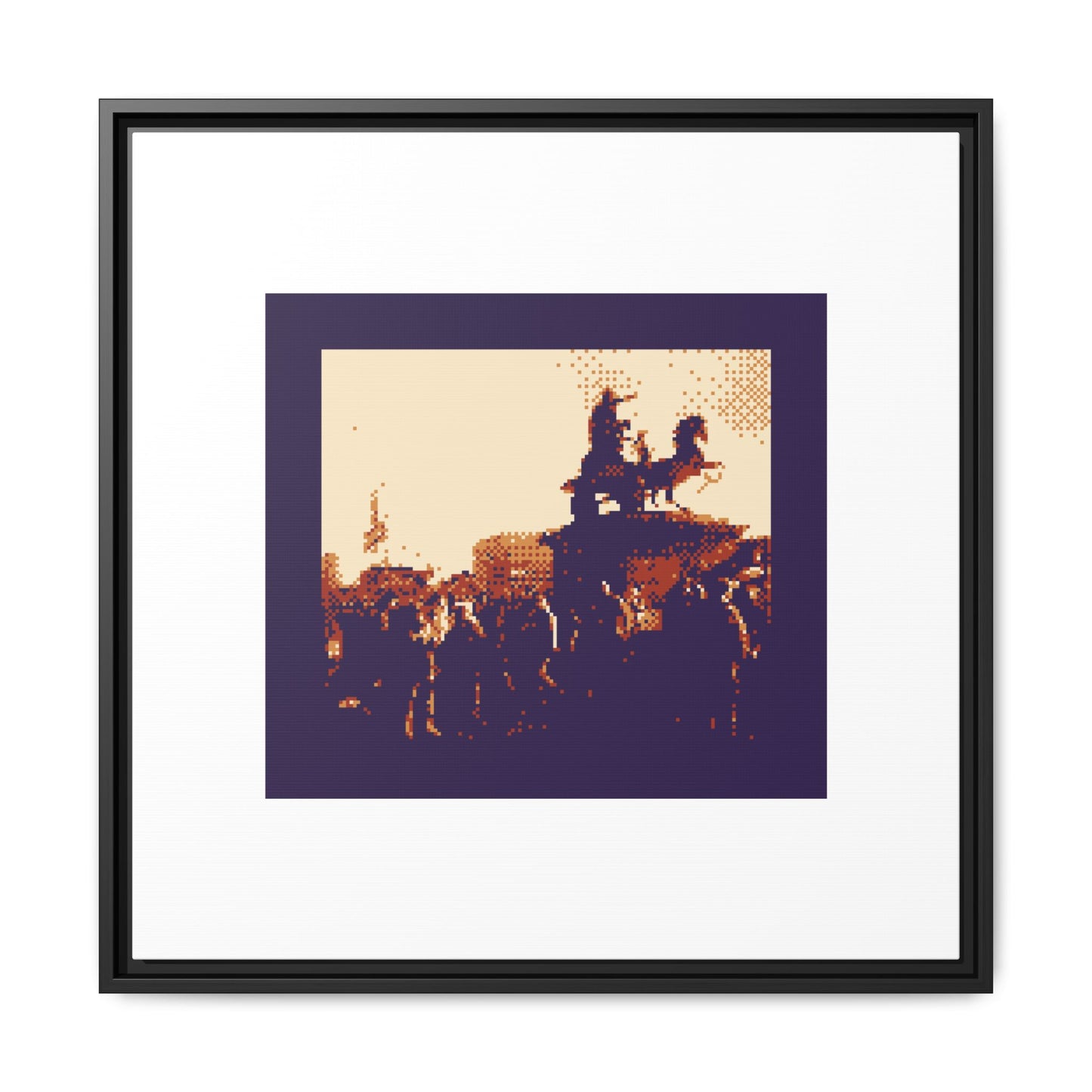 Boadicea and Her Daughters Framed Matte Canvas Print