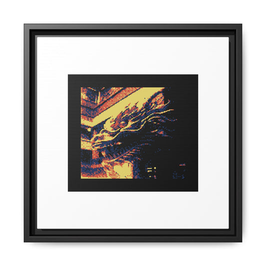 Dragon Framed Matte Canvas Print