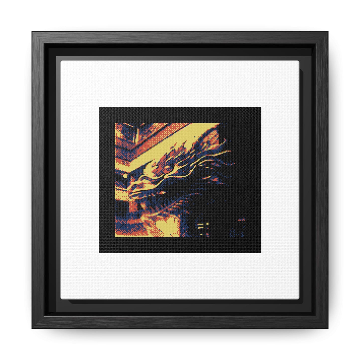Dragon Framed Matte Canvas Print