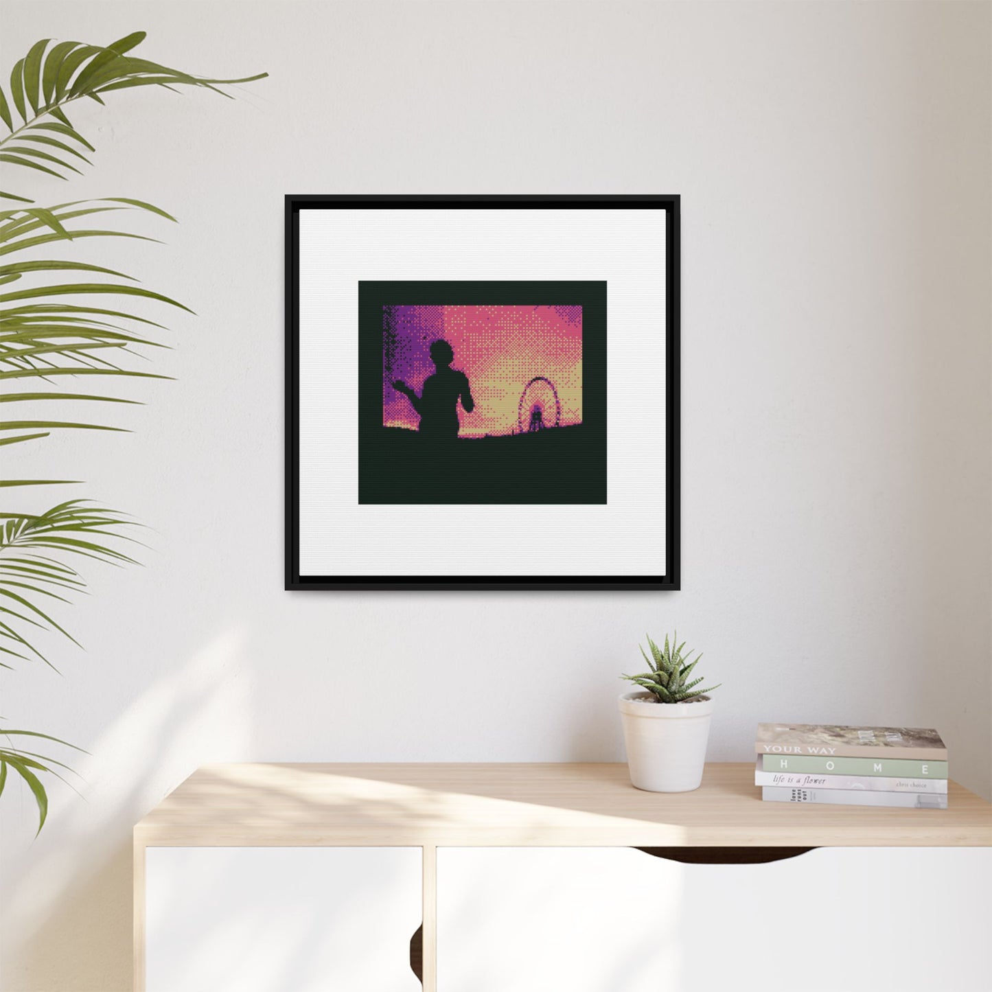La Nymphe Framed Matte Canvas Print