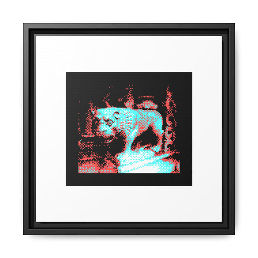 Budapest Monster Framed Matte Canvas Print