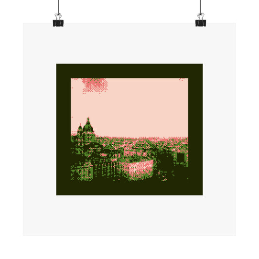 Budapest Skyline 210gsm Art Print Poster