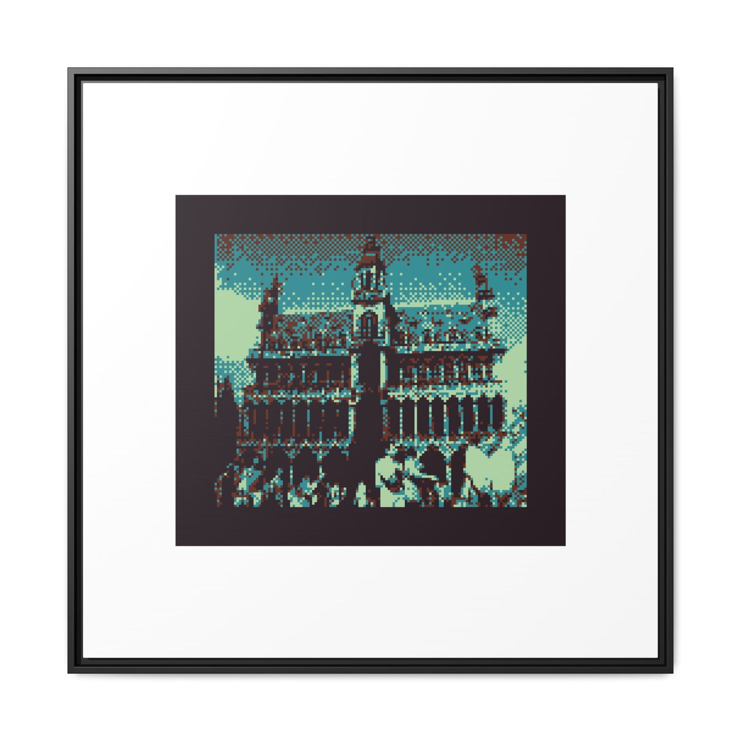 Brussels City Museum Framed Matte Canvas Print