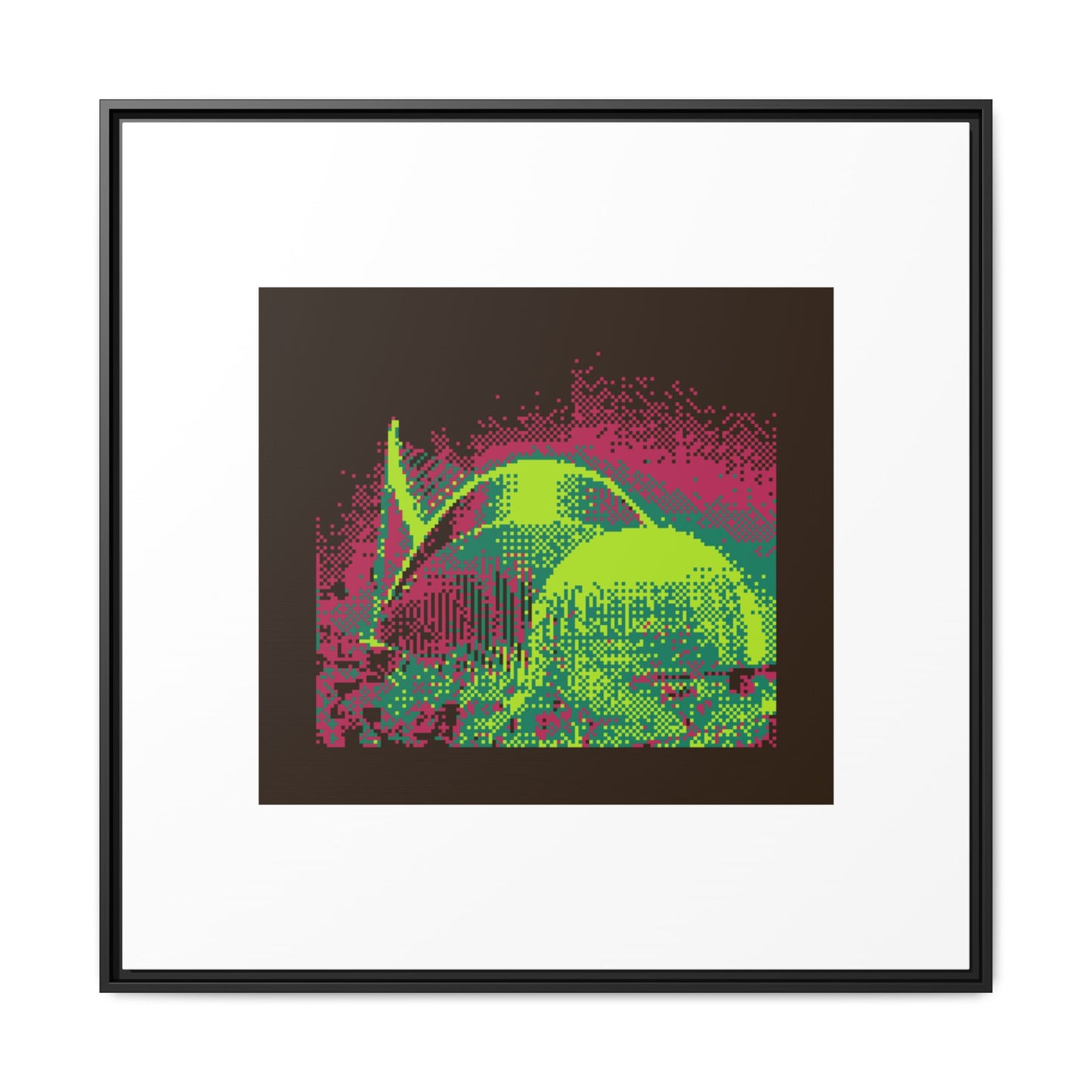 Valencia Aquarium Framed Matte Canvas Print
