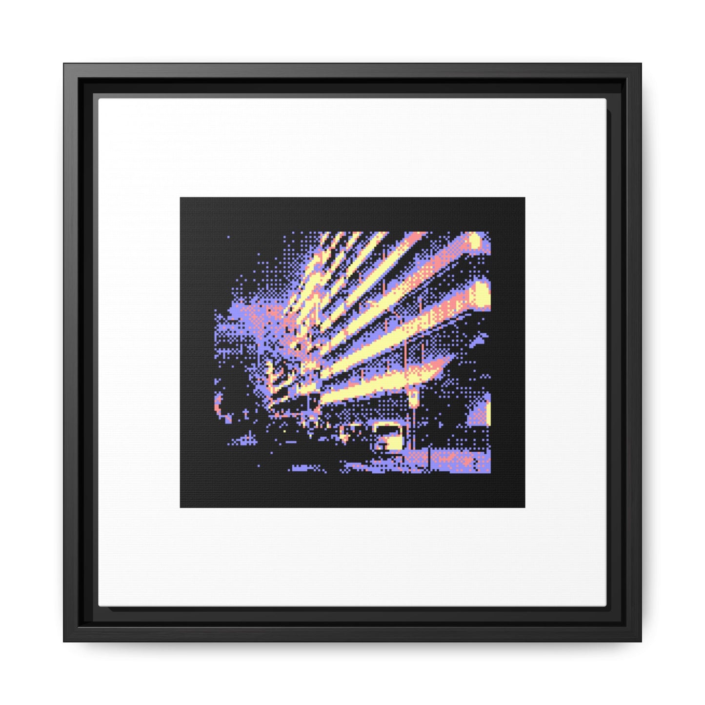 Cullera Apartments Framed Matte Canvas Print