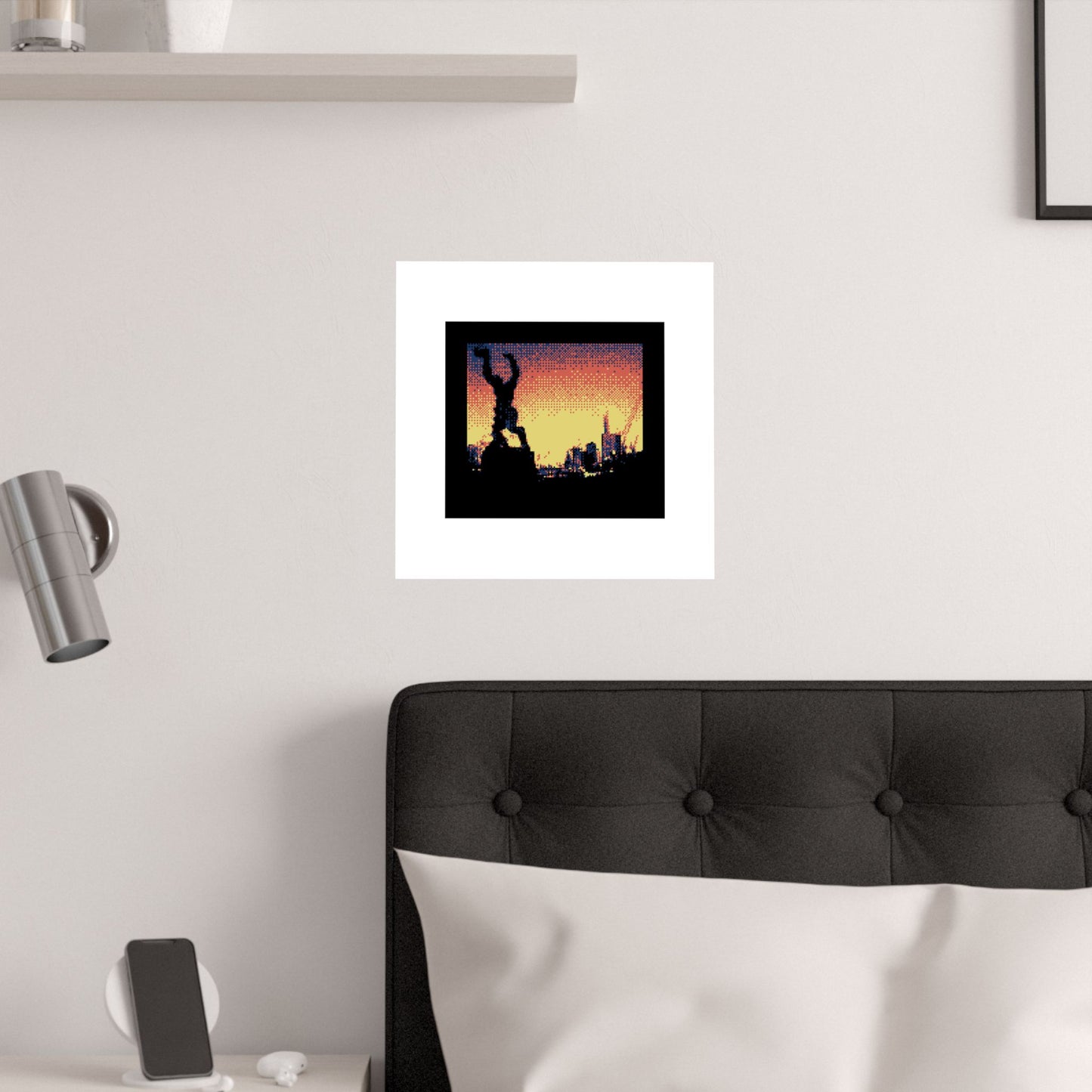 The Destroyed City 210gsm Art Print Poster