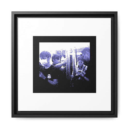 Skytrain Framed Matte Canvas Print