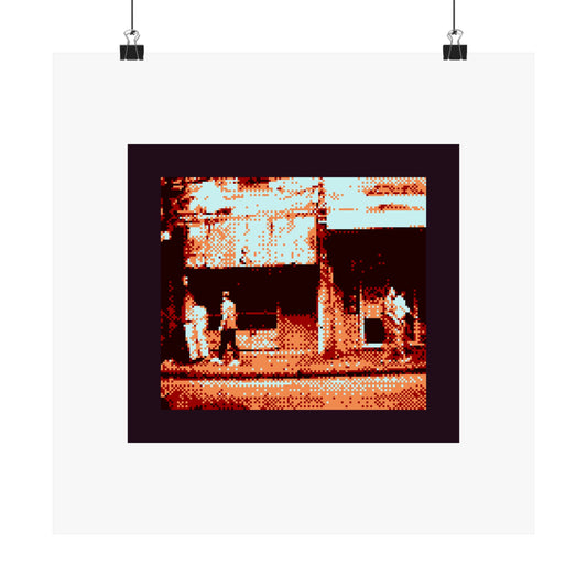 BKK Streets 210gsm Art Print Poster