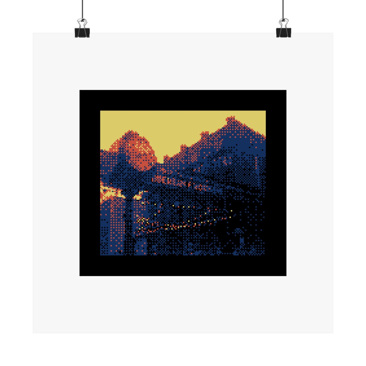 Distillery District Clock 210gsm Art Print Poster