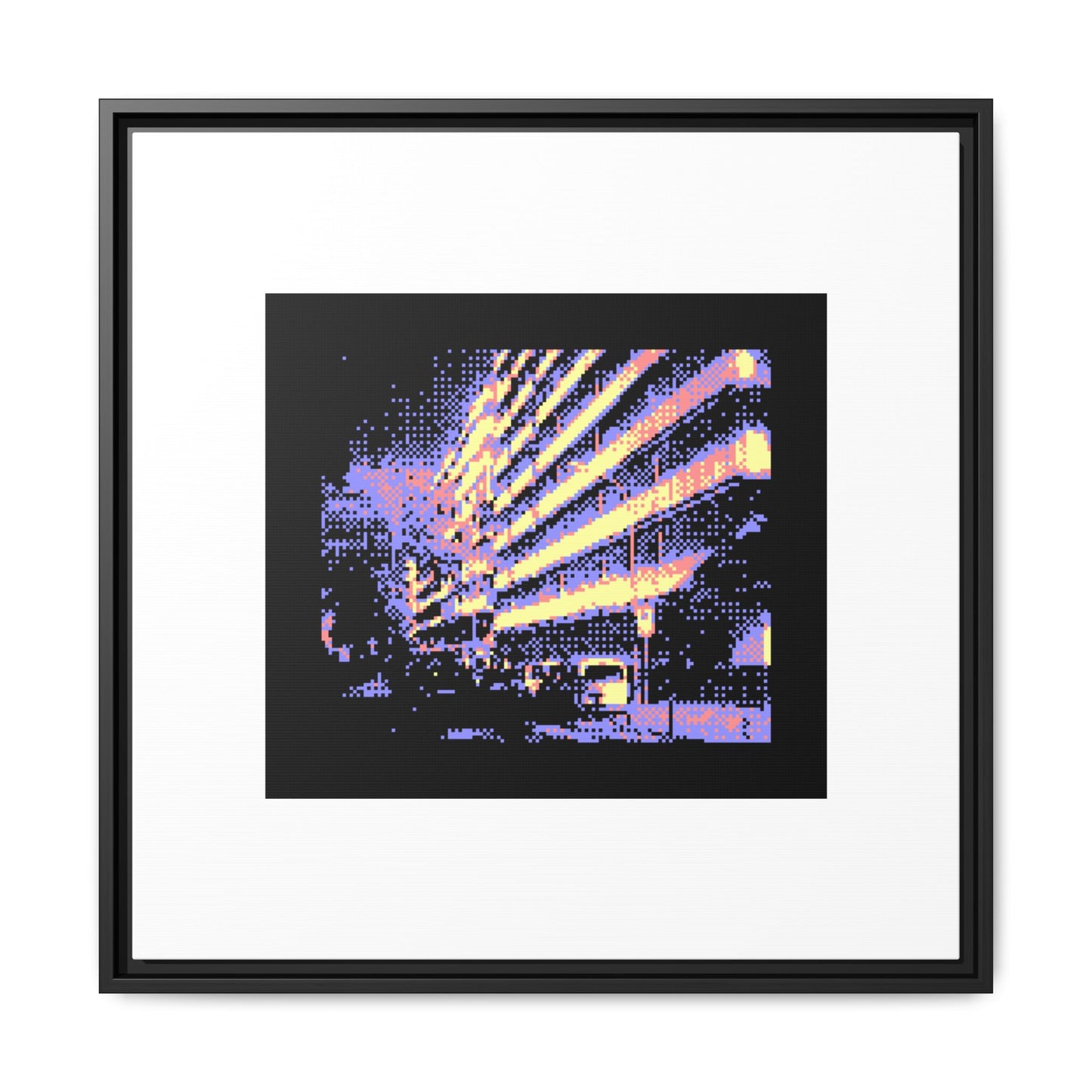 Cullera Apartments Framed Matte Canvas Print