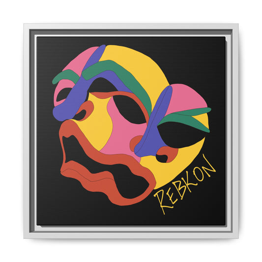 Colour Blind Framed Matte Canvas Print