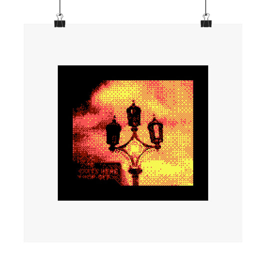 Lamppost in London 210gsm Art Print Poster