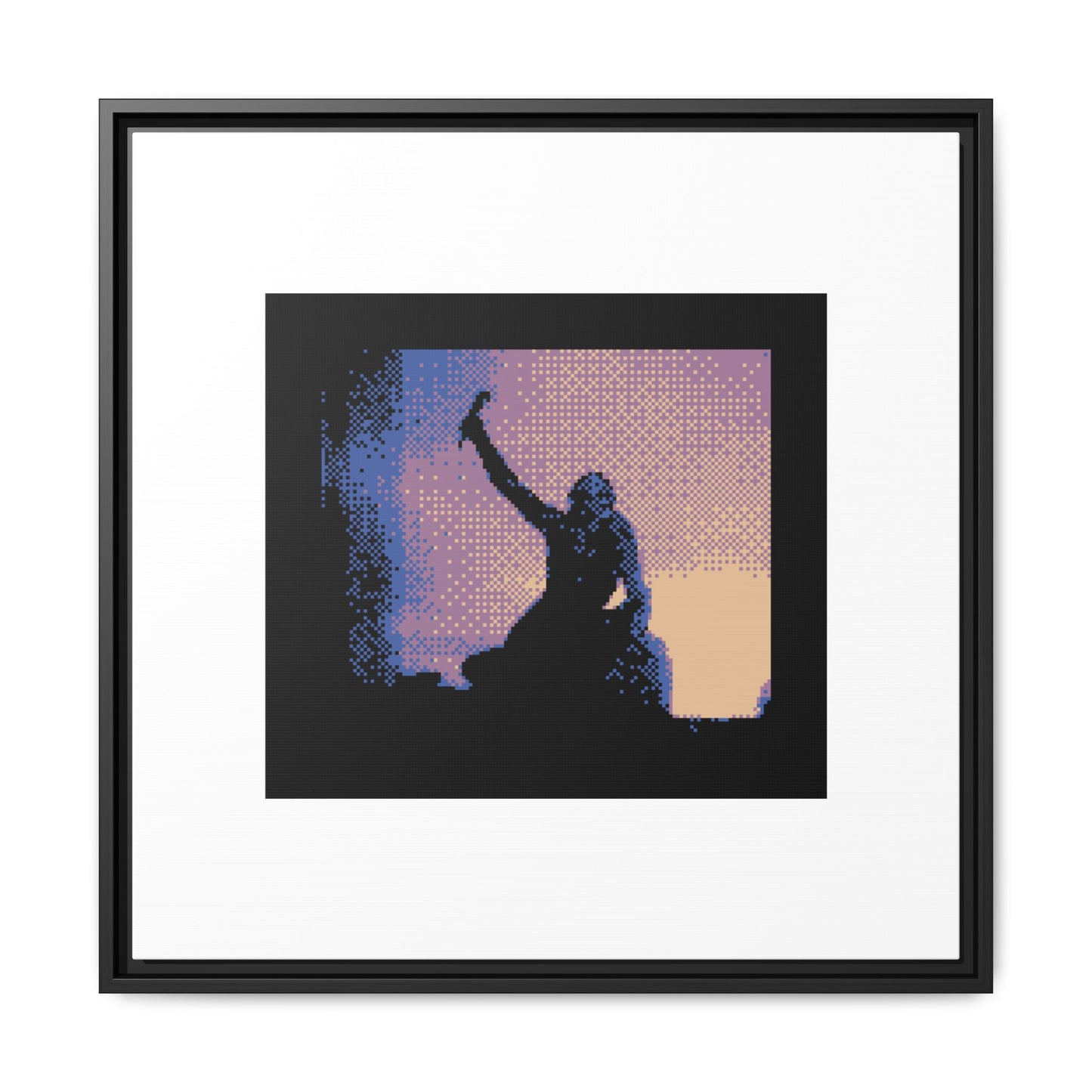 The Soldier of Marathon Announcing the Victory Framed Matte Canvas Print