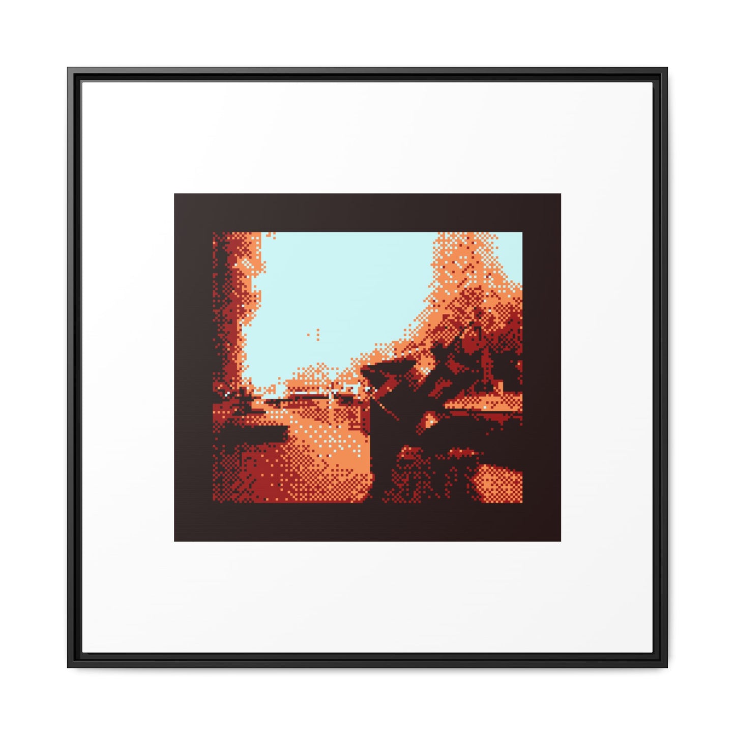Farewell Framed Matte Canvas Print