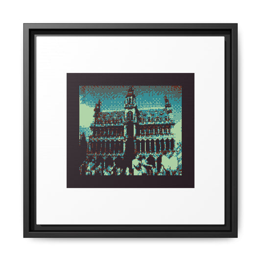 Brussels City Museum Framed Matte Canvas Print