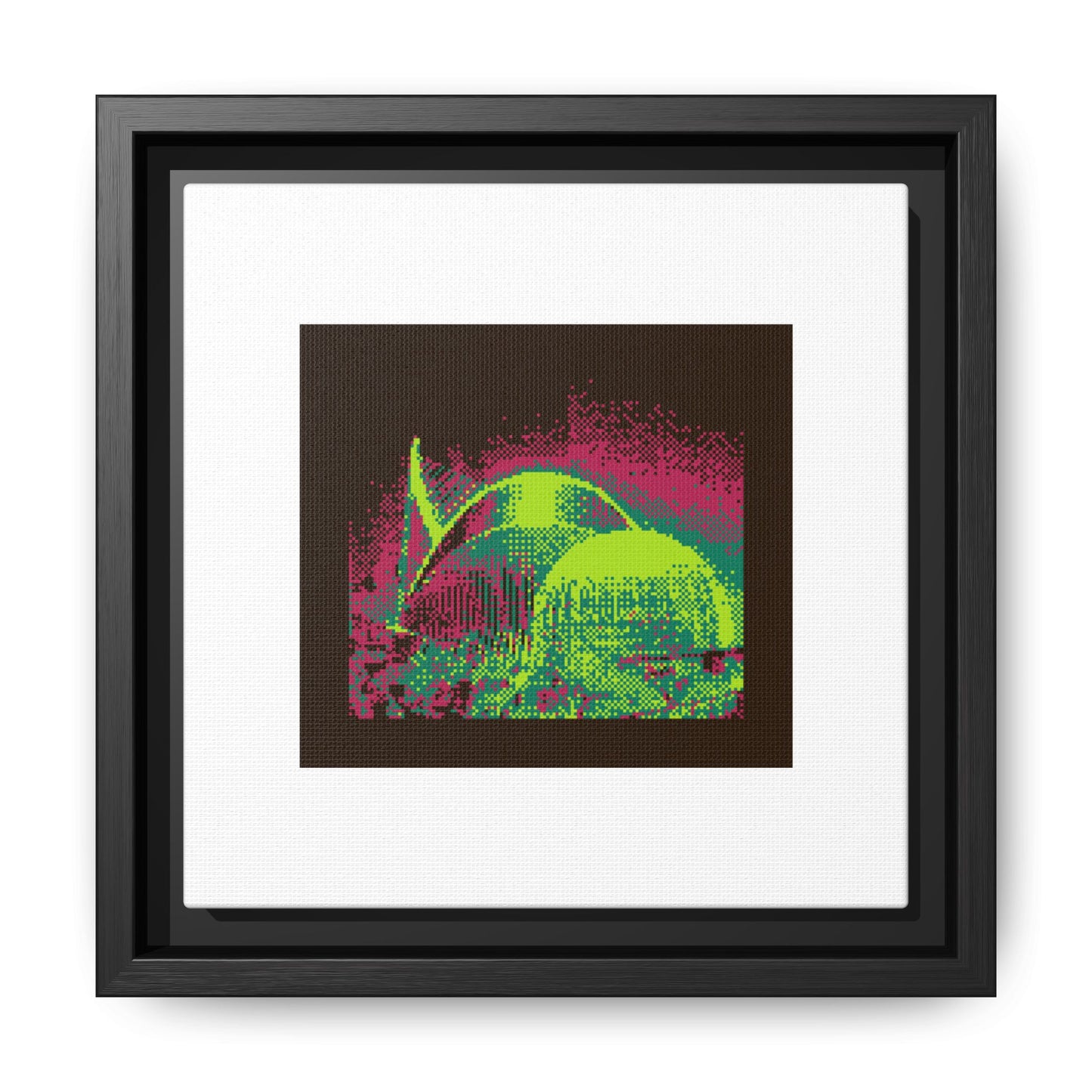 Valencia Aquarium Framed Matte Canvas Print