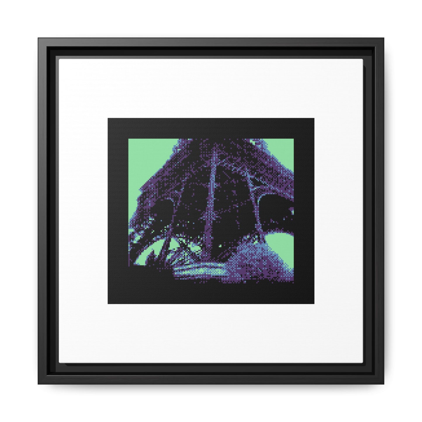 Eiffel Tower Framed Matte Canvas Print
