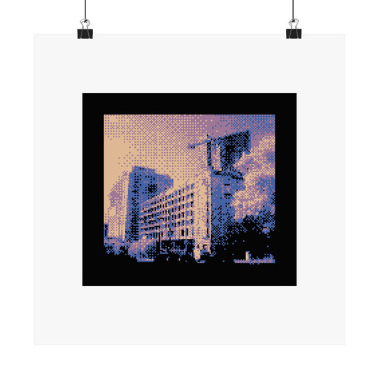 Brussels Cityscape 210gsm Art Print Poster