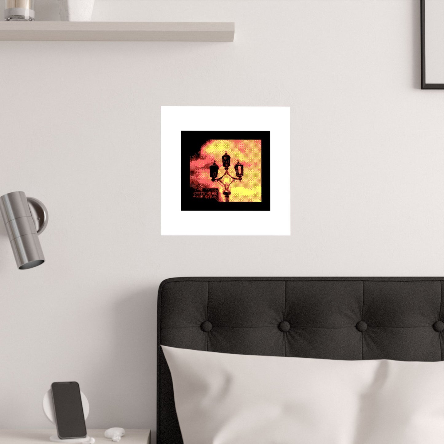 Lamppost in London 210gsm Art Print Poster