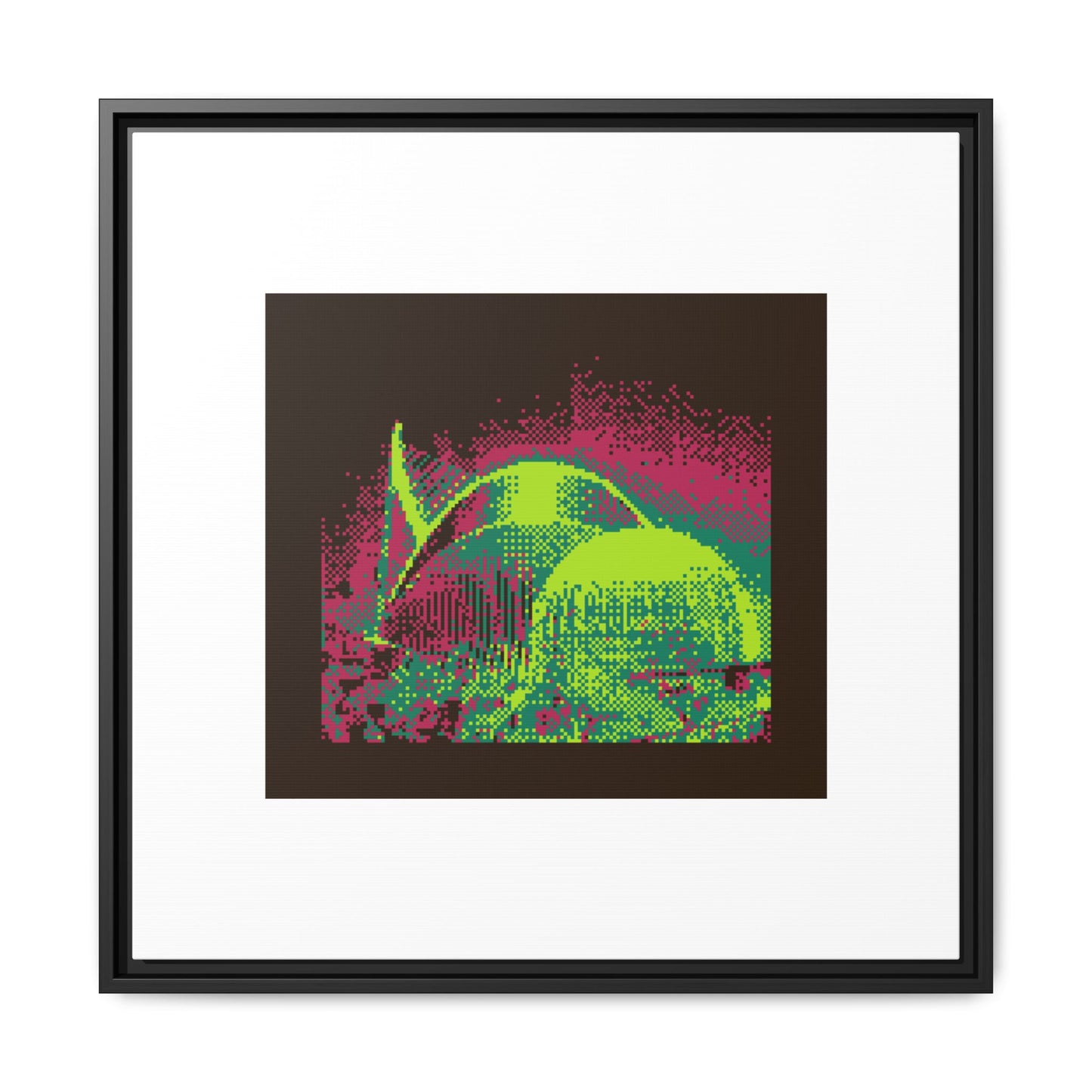 Valencia Aquarium Framed Matte Canvas Print