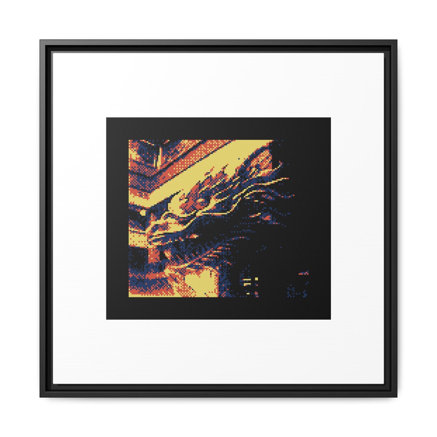 Dragon Framed Matte Canvas Print