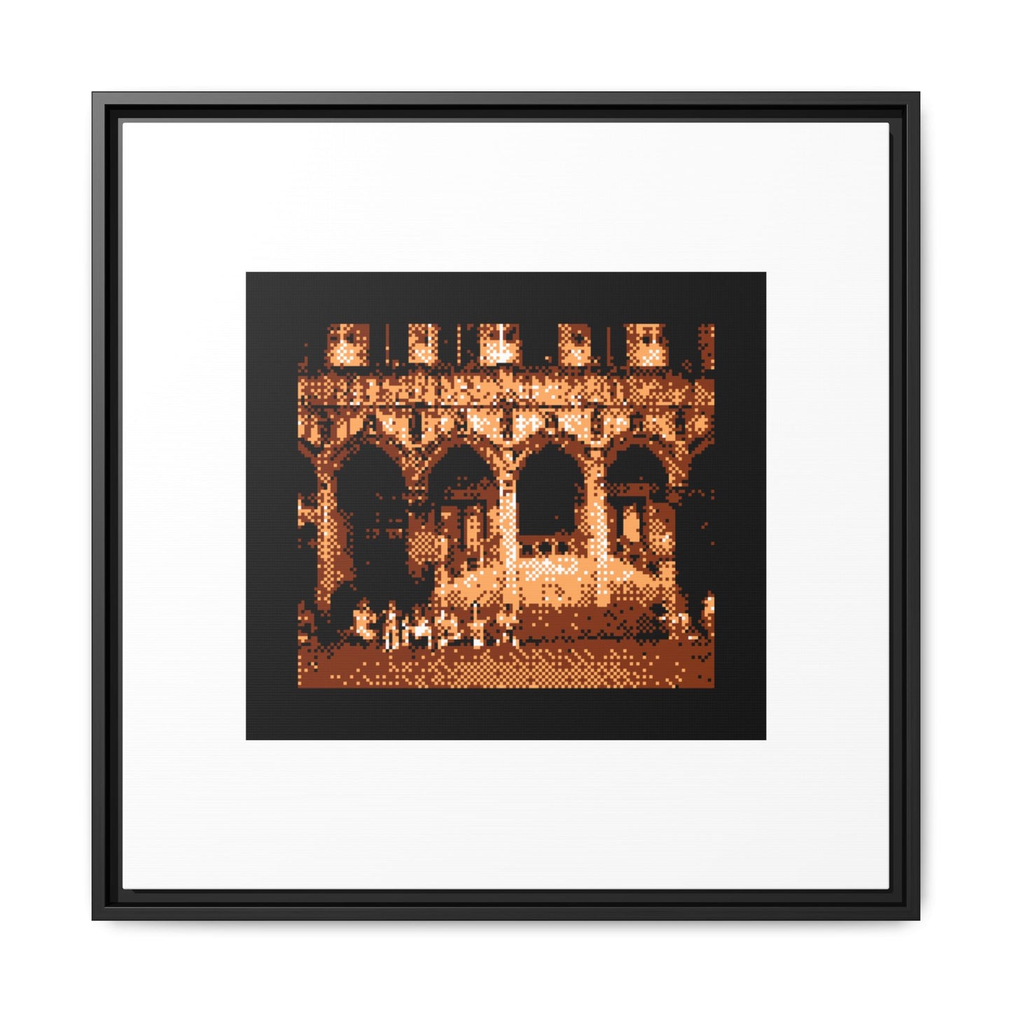 Town Hall of Brussels Framed Matte Canvas Print