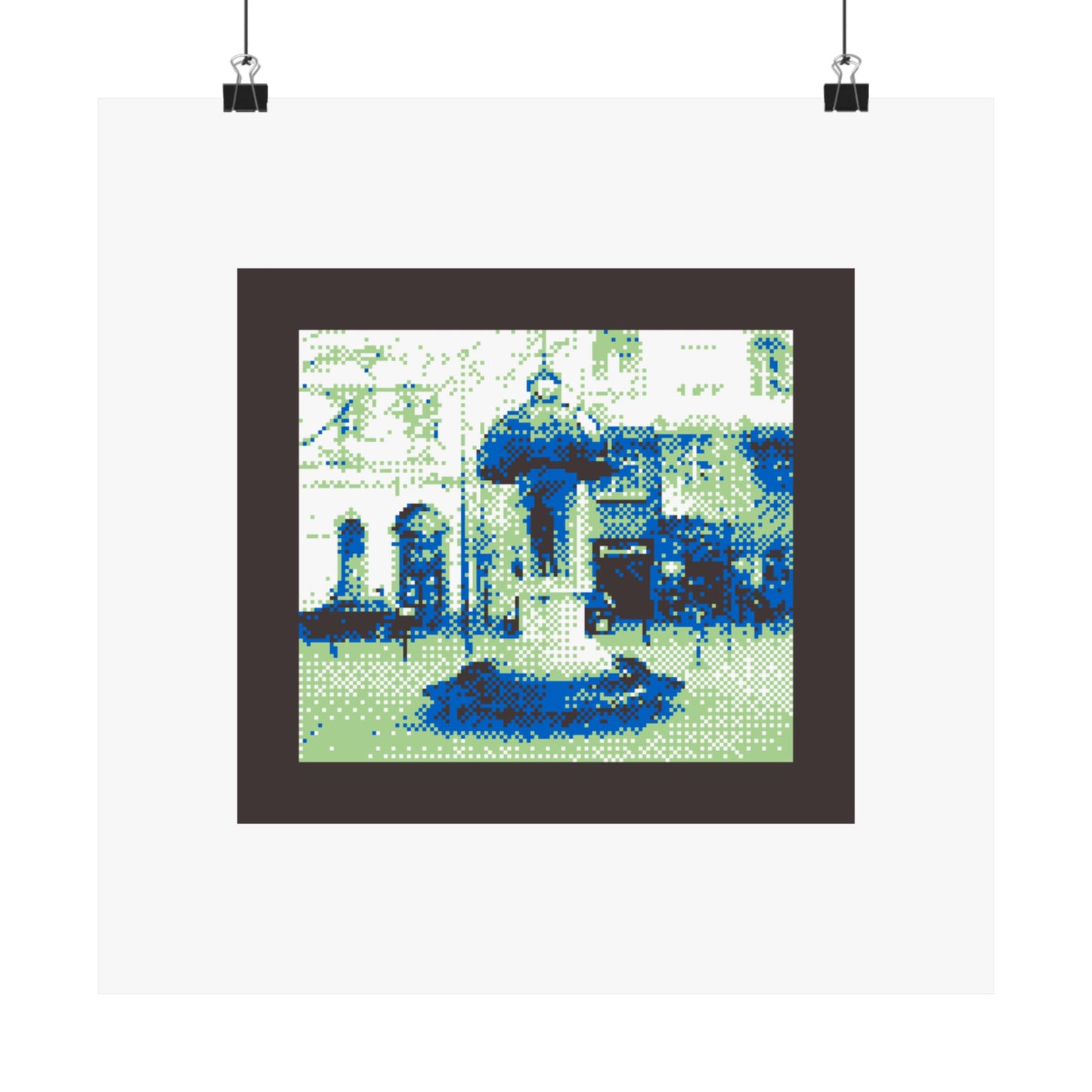 Uhr Mit Sculpture 210gsm Art Print Poster