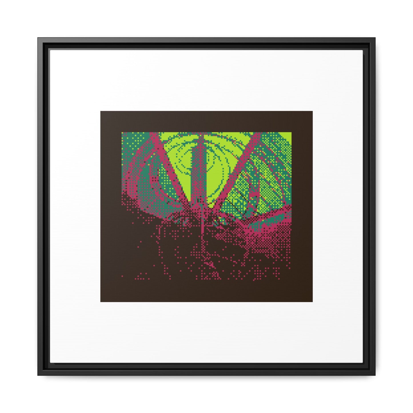 Still Dancing Sculpture Framed Matte Canvas Print