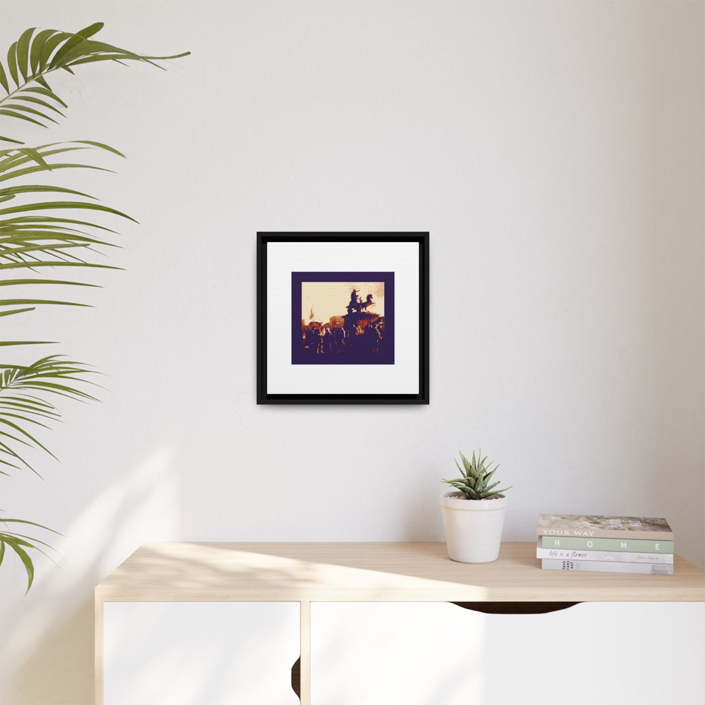 Boadicea and Her Daughters Framed Matte Canvas Print
