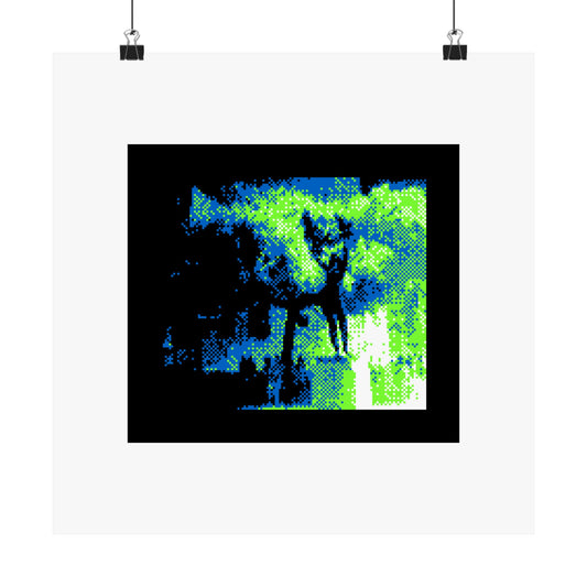 Pl. de la Reina Sculpture 210gsm Art Print Poster