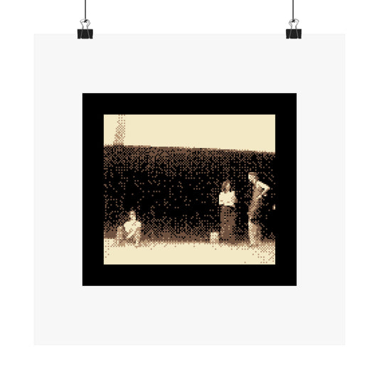 The Smoking Area 210gsm Art Print Poster