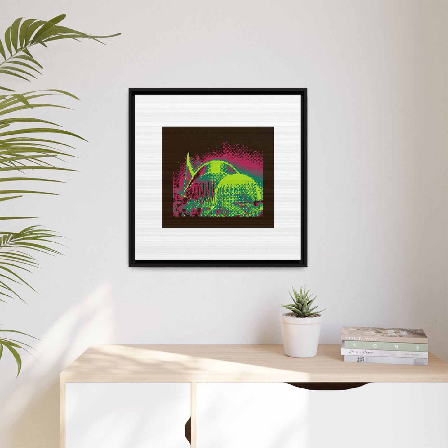 Valencia Aquarium Framed Matte Canvas Print