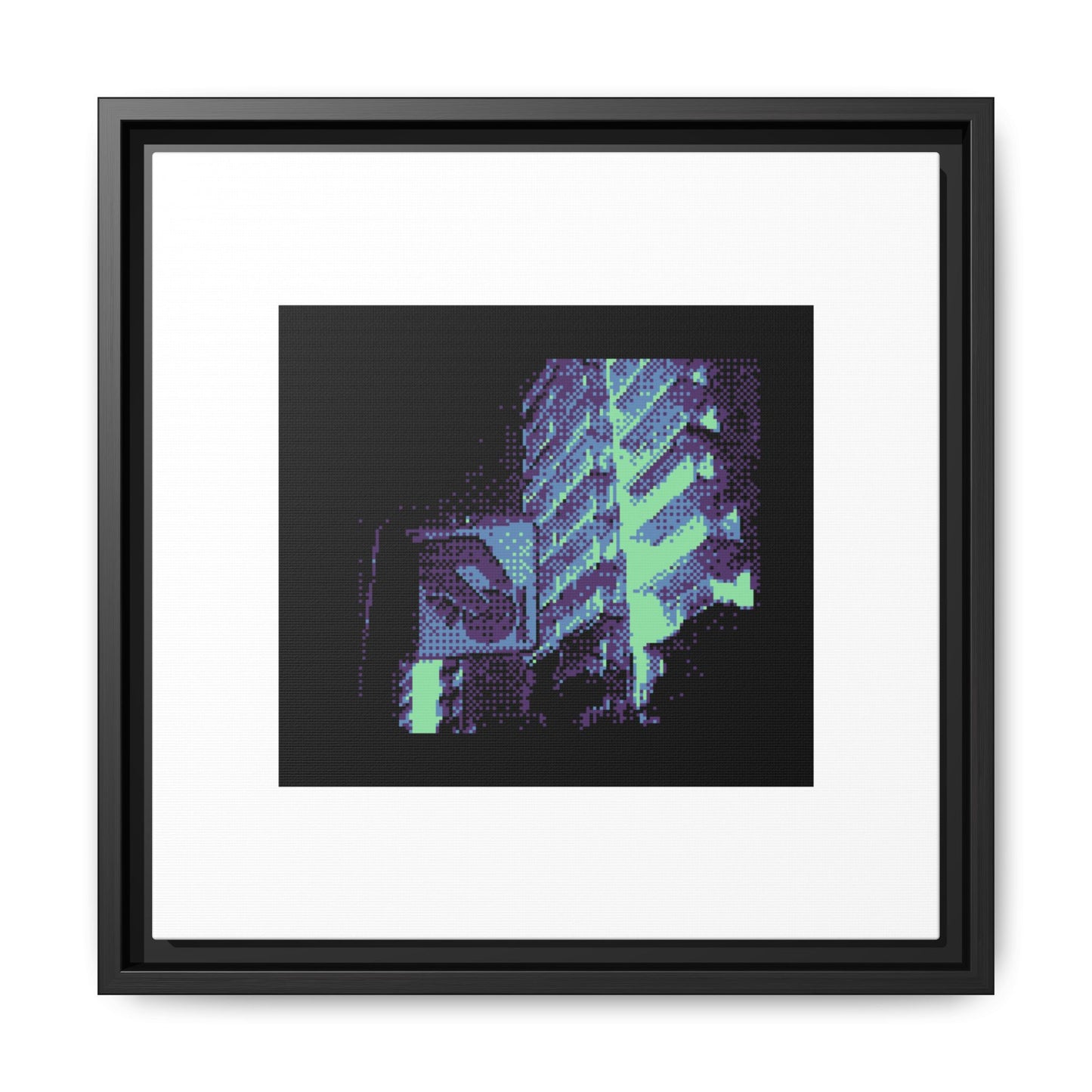 Cullera Parking Framed Matte Canvas Print