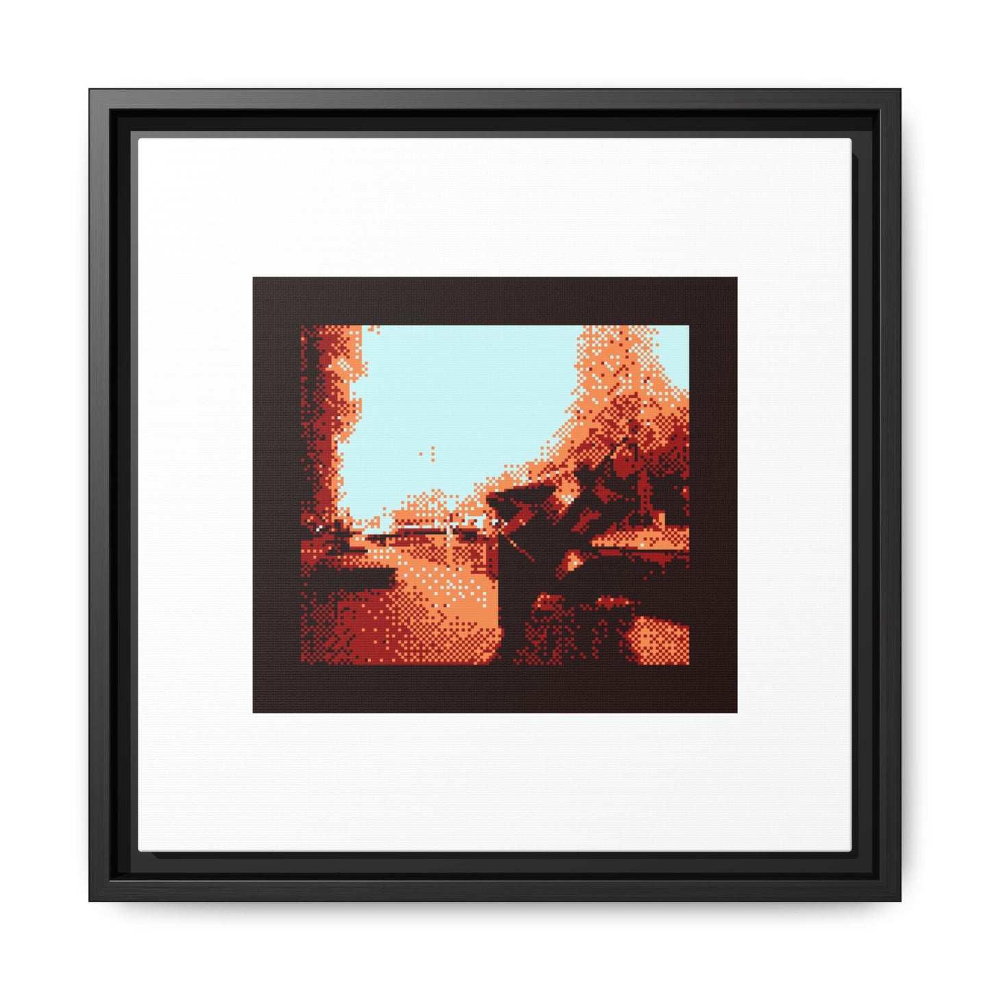 Farewell Framed Matte Canvas Print