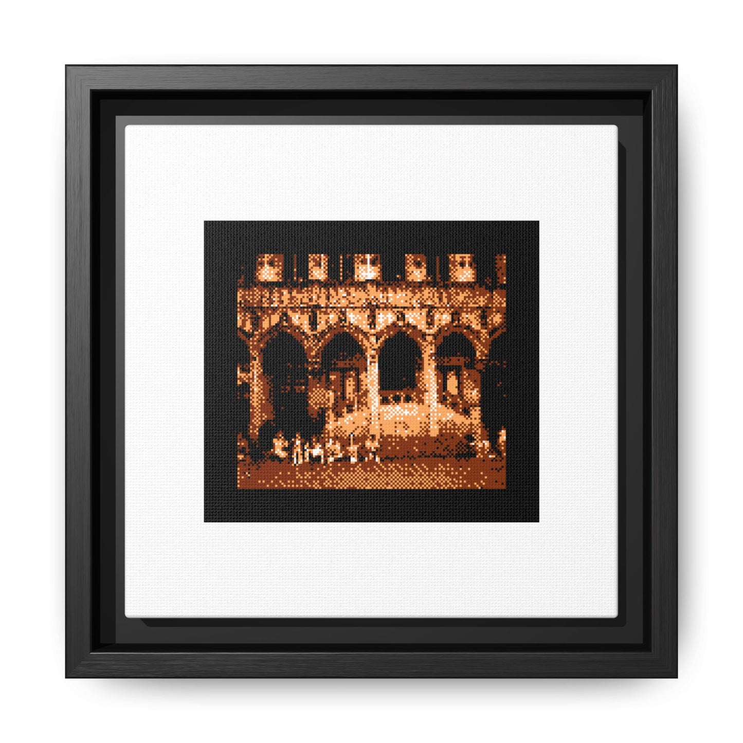 Town Hall of Brussels Framed Matte Canvas Print