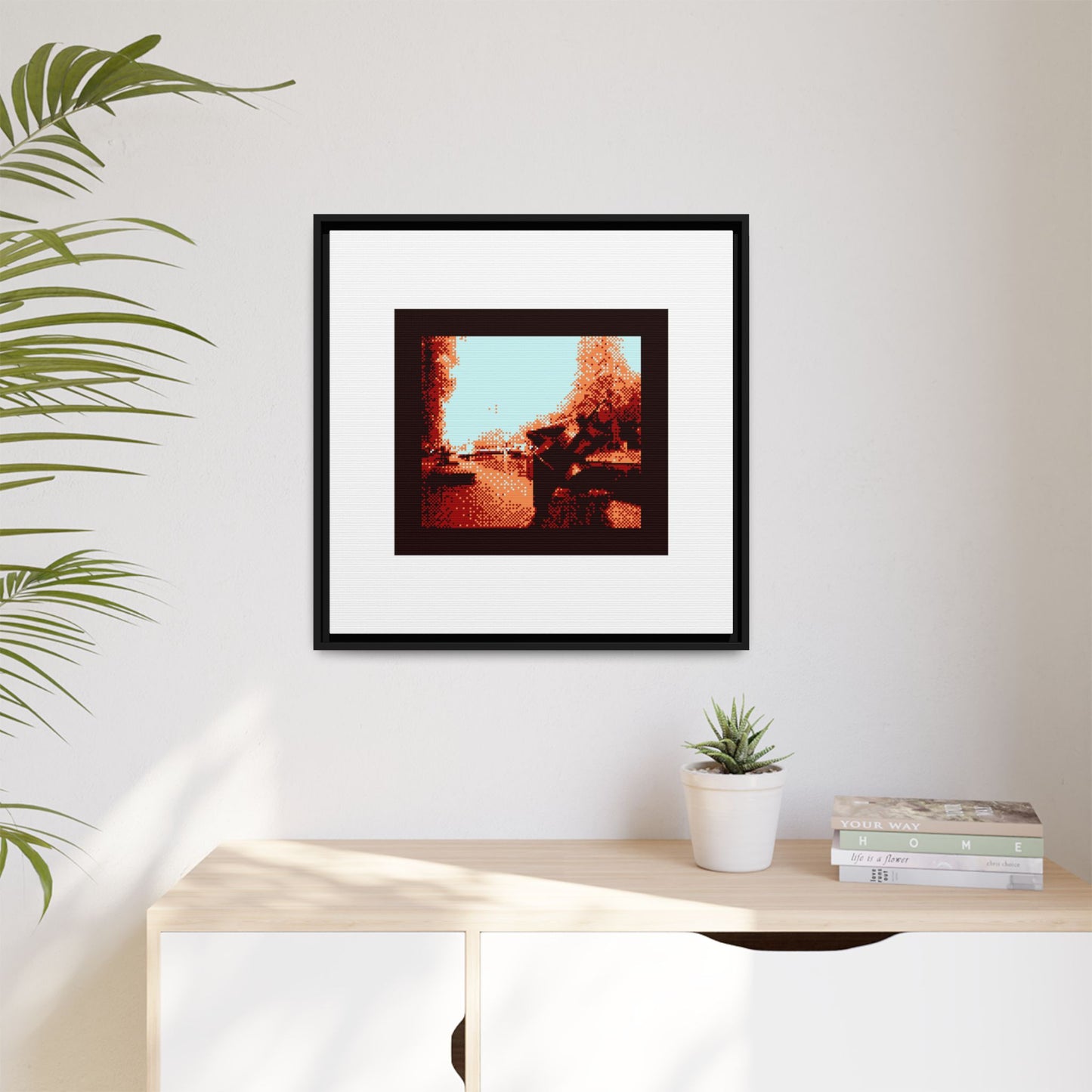 Farewell Framed Matte Canvas Print