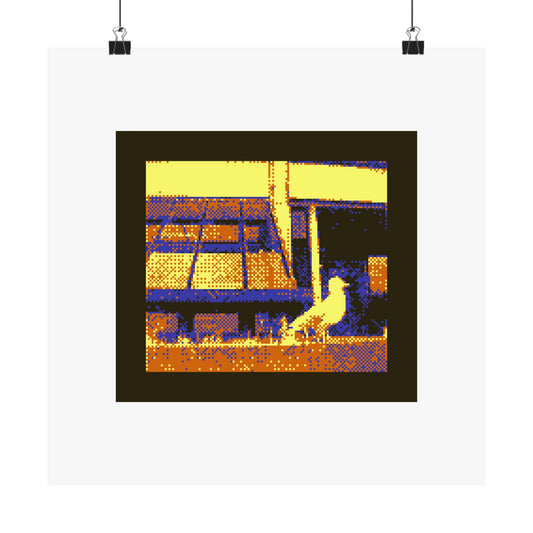 Cheeky Seagull 210gsm Art Print Poster