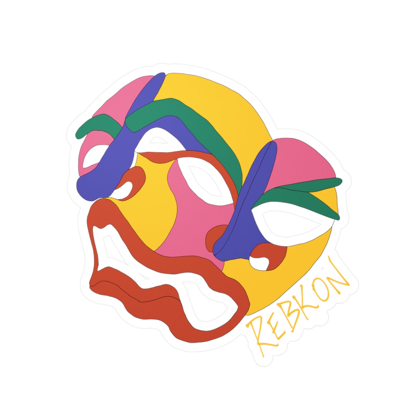 Colour Blind Vinyl Sticker