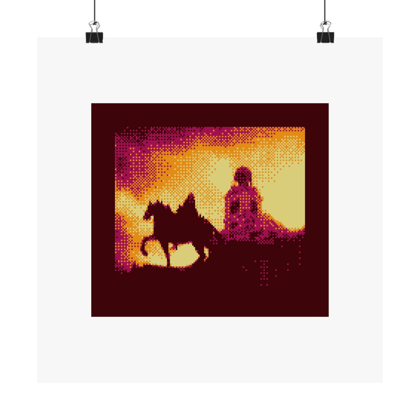 Carlos III Statue 210gsm Art Print Poster