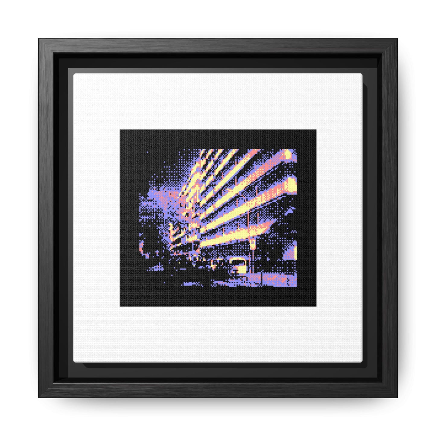 Cullera Apartments Framed Matte Canvas Print