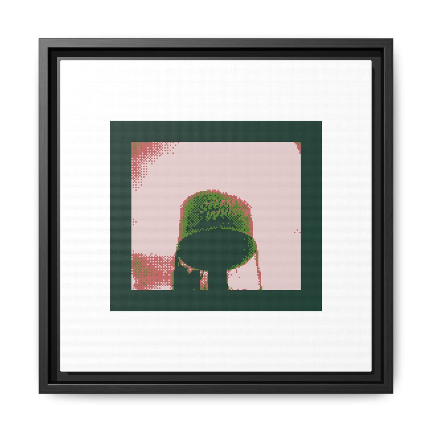 Steam Whistle Water Tower Framed Matte Canvas Print