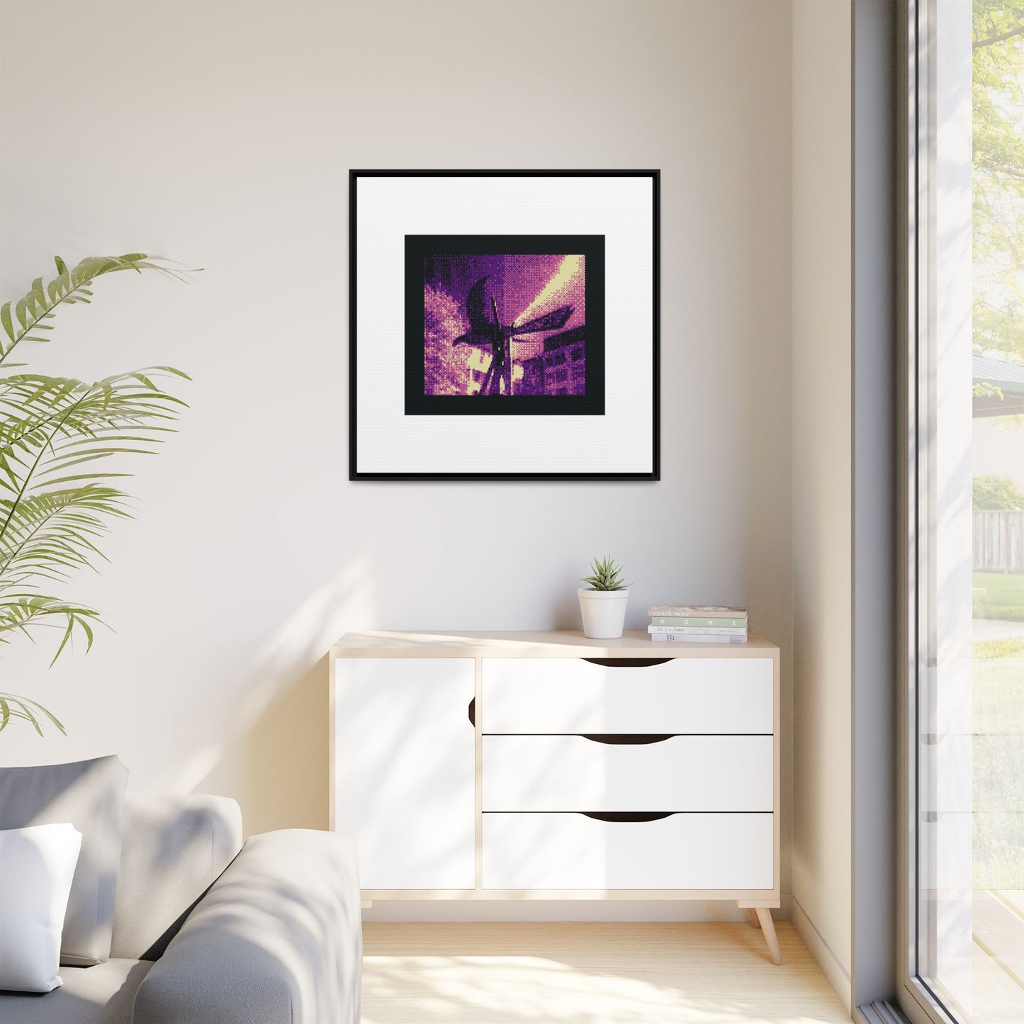 Parc Gigel Framed Matte Canvas Print